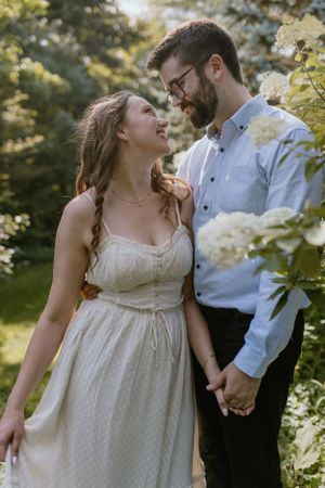 Engagement Session, Tangled Garden, Grand Pre Nova Scotia, Annapolis Valley, Halifax Photographer