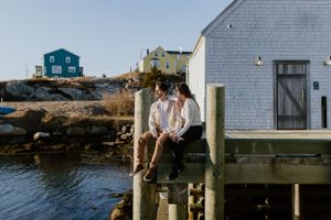 Peggy's Cove Couple's Session, Halifax Nova Scotia Photographer Wedding Photographer