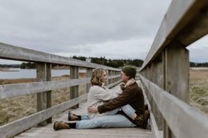Beach engagement session, Conrad's Beach, Halifax Nova Scotia - Nova Scotia + Ontario Wedding Photographer