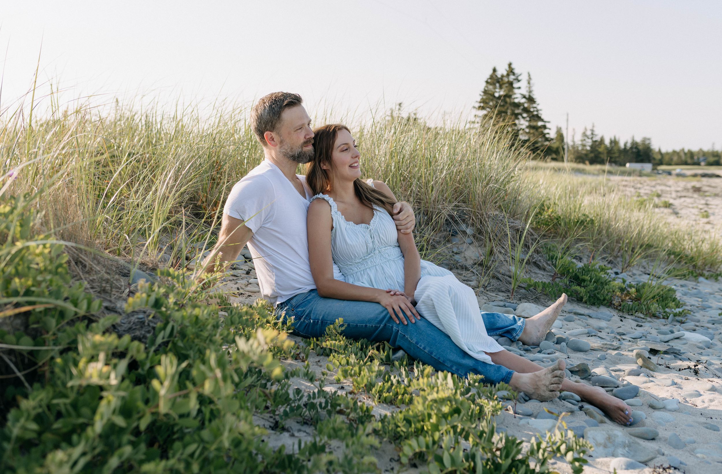 Sunset engagement session, Green Bay Beach, South Shore Nova Scotia, Halifax Photographer,  Prince Edward County Photographer