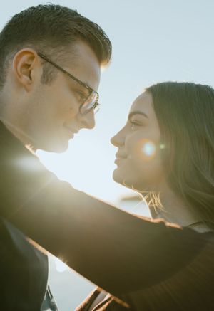Sunrise Engagement Session, Sir Sandford Fleming Park, Dingle Tower, Purcells Cove, Halifax Nova Scotia