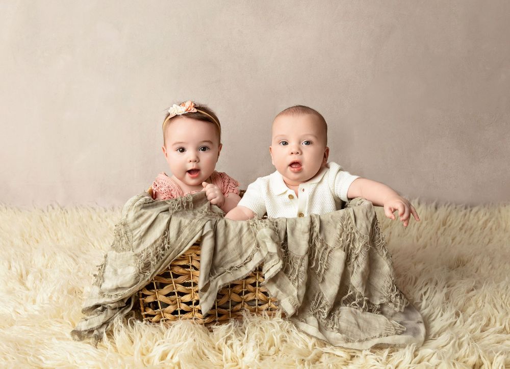 NH Milestone Photographer Cake Smash New Hampshire twins