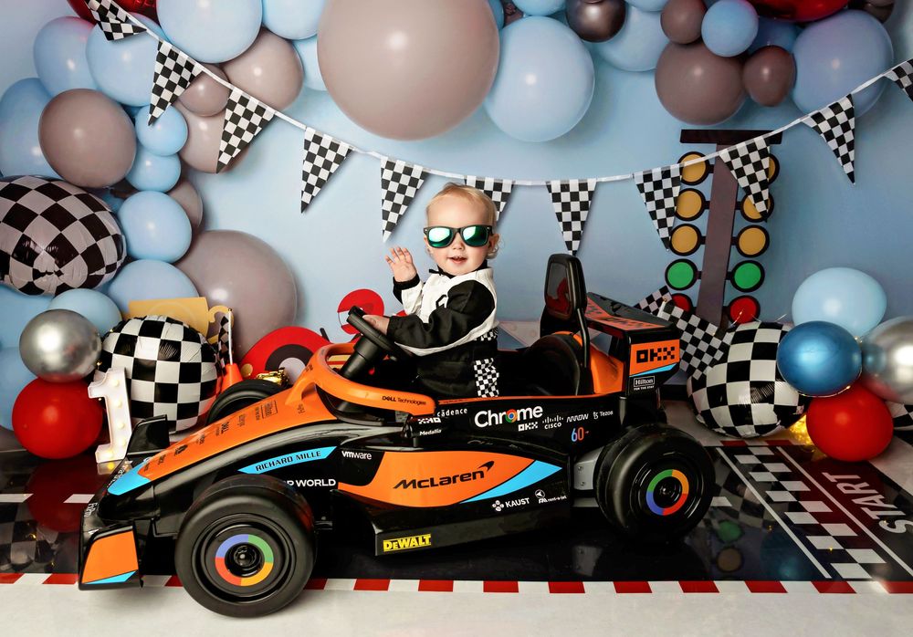 NH Milestone Photographer Cake Smash New Hampshire racing formula one
