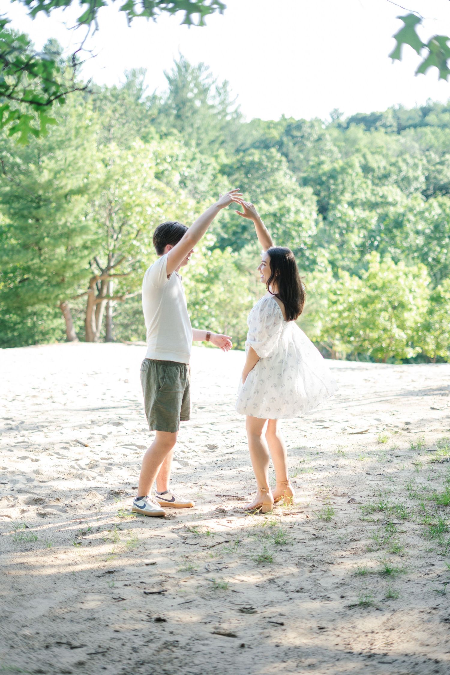 A couple dancing