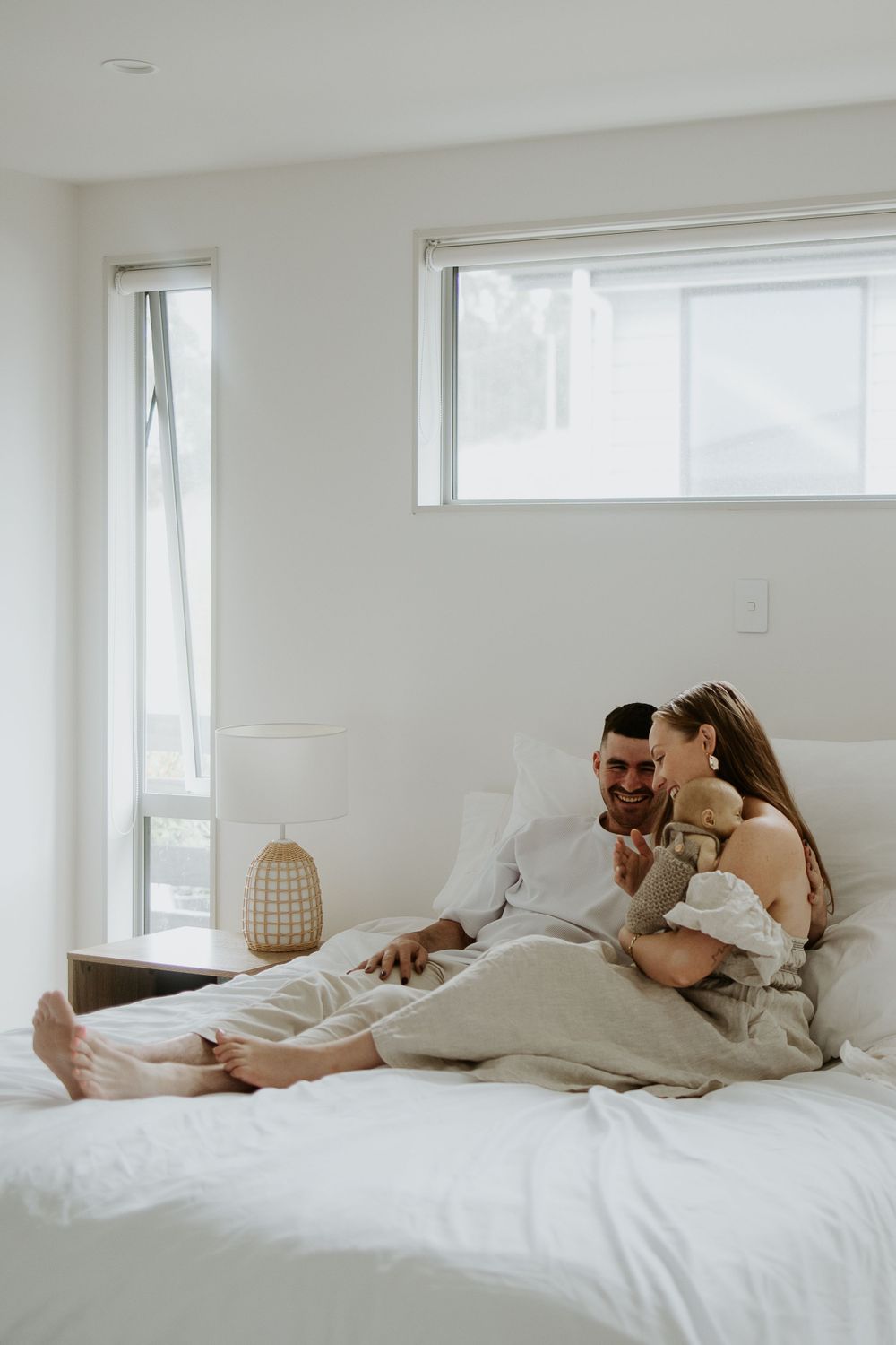In home newborn photography session in Dunedin