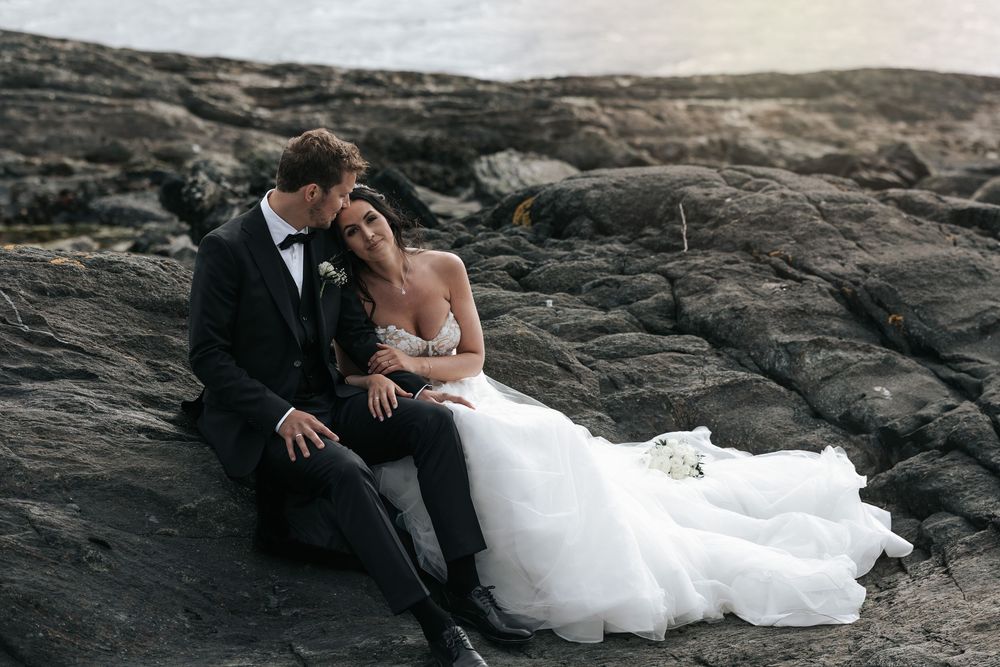 bryllup haugesund ved kyststien, bryllupsfoto kyststien haugalandet, bryllupfotograf haugesund, fotograf haugalandet, brudepar foto