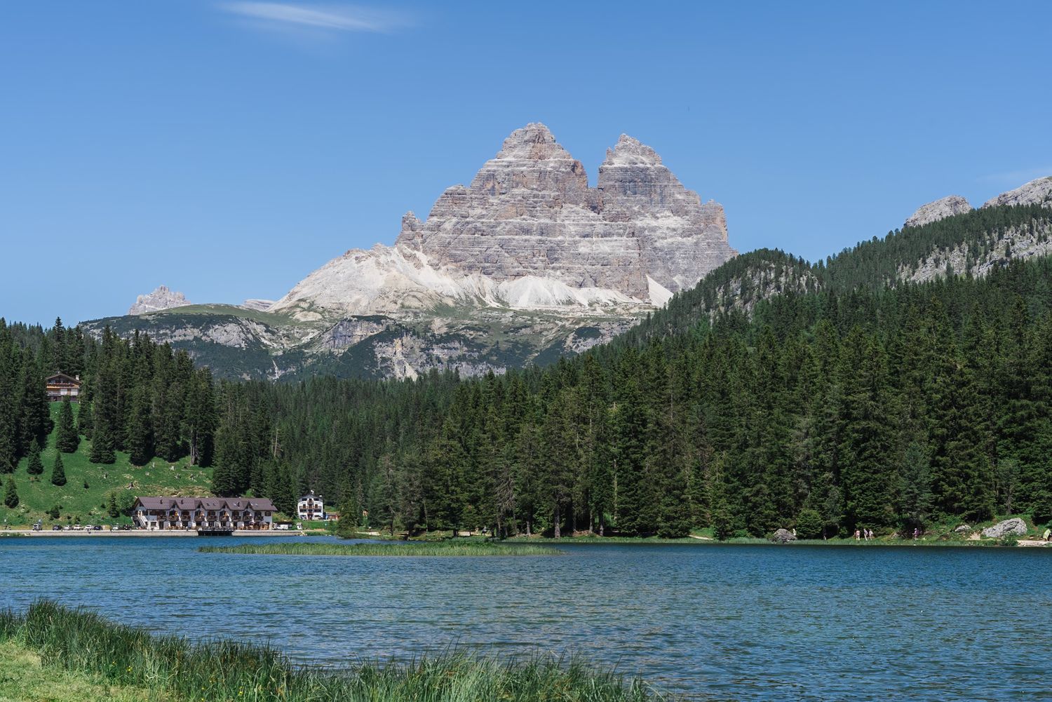 lago di misurina dans les dolomites