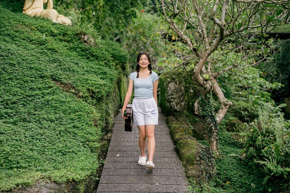 Personal branding photoshoot at Tanah Gajah Ubud, Bali.