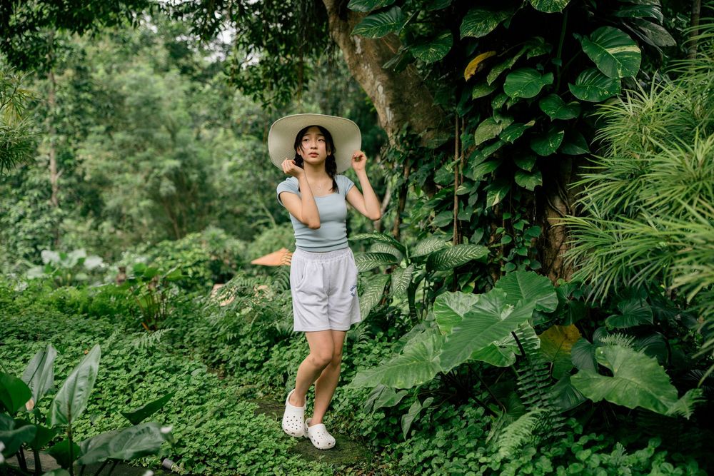 Personal branding photoshoot at Tanah Gajah Ubud, Bali.