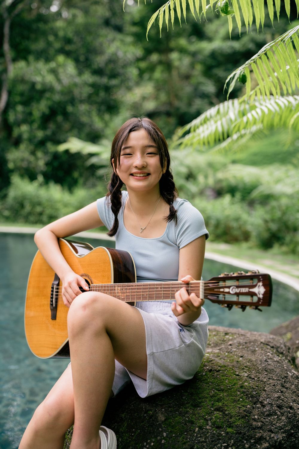 Personal branding photoshoot at Tanah Gajah Ubud, Bali.