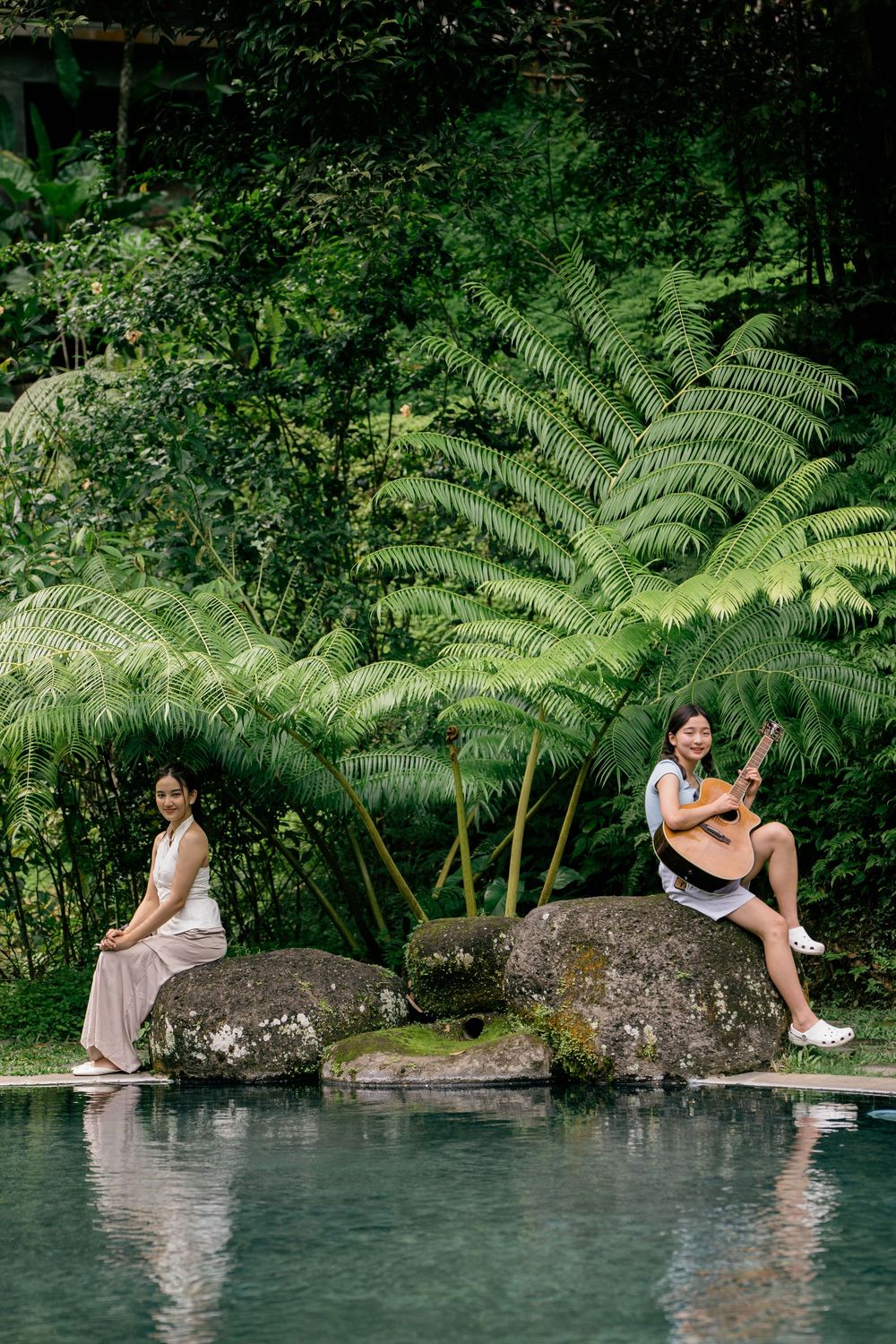 Lifestyle portrait photography at Tanah Gajah Ubud.