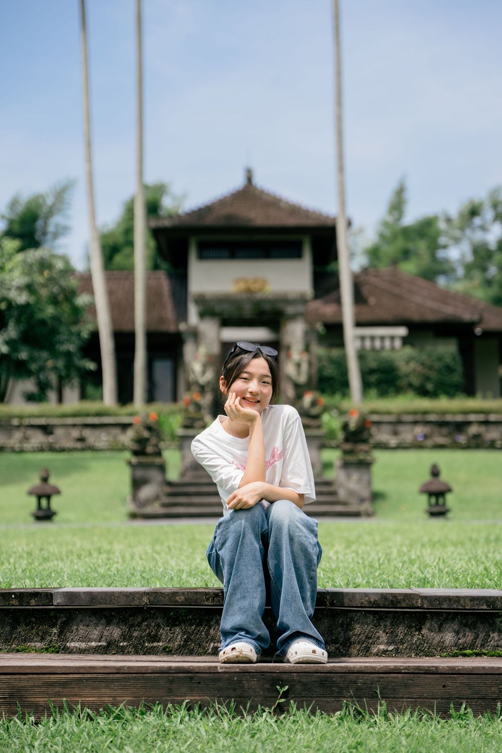Personal branding photoshoot at Tanah Gajah Ubud, Bali.