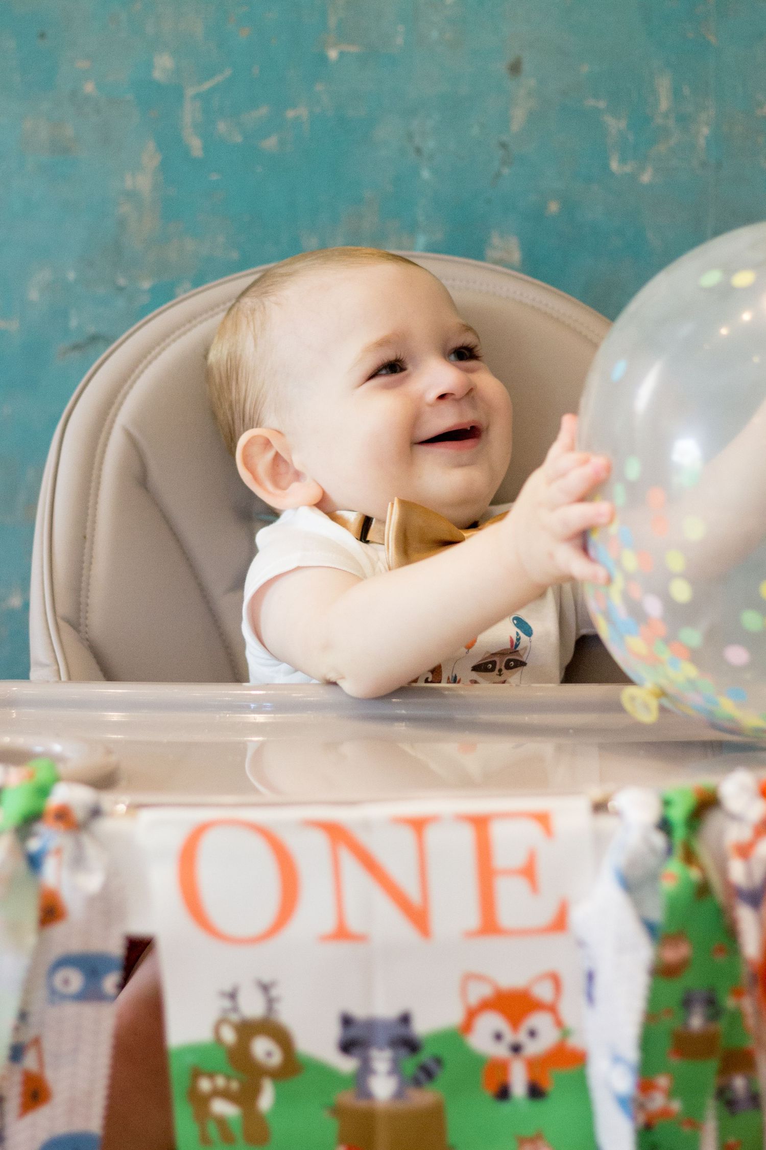 Birthday boy. First birthday party in Dorado, Puerto Rico.