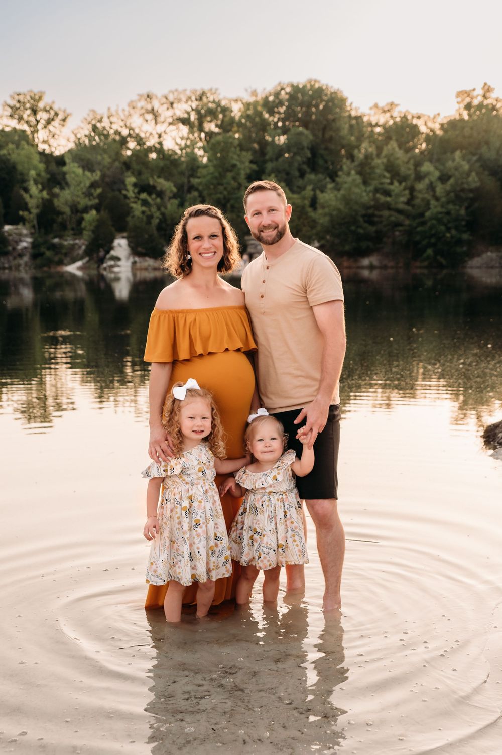 St. Louis Family Photographer Ashley Dawn Photography Klondike Park Defiance MO  Photographer Maternity Photo Session