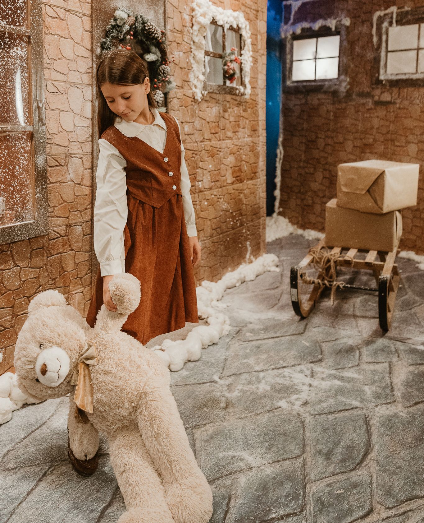 Sesión de fotos de Navidad en Valencia para familias