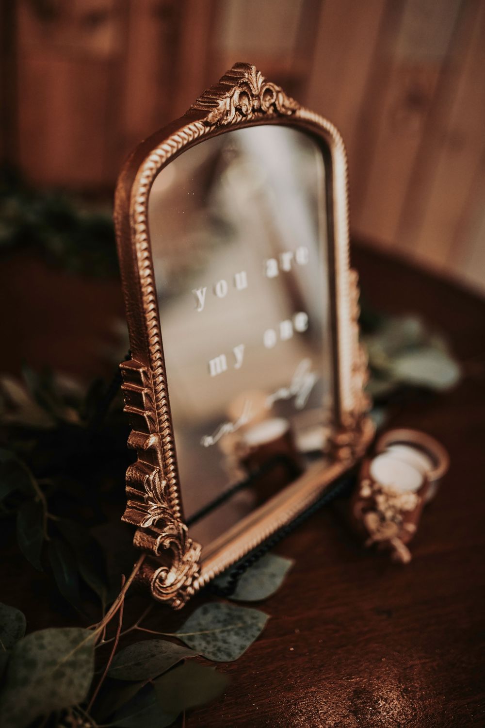 Modern rustic barn wedding reception details – April Pinto Photography