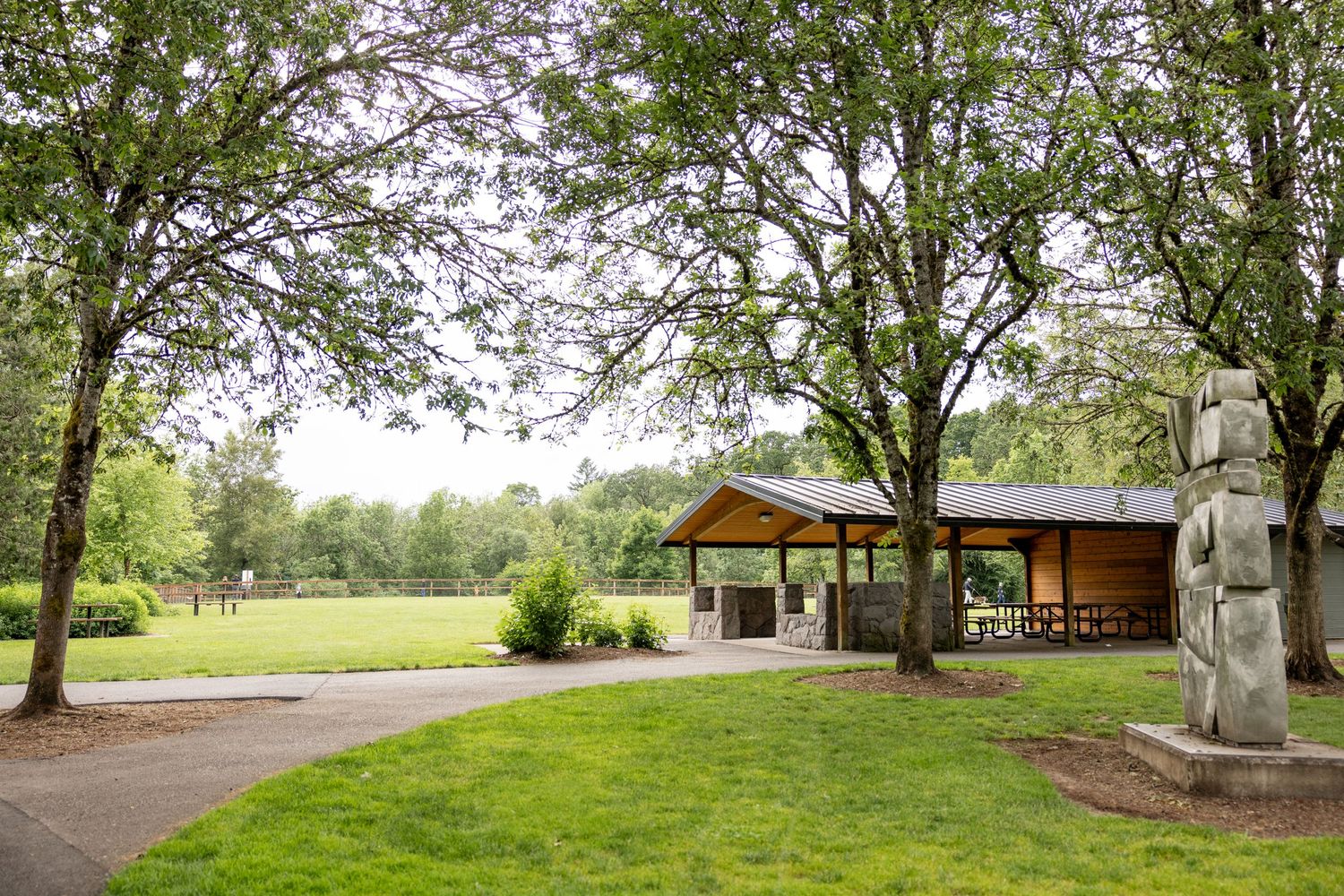 West Waluga Park in Lake Oswego, oregon