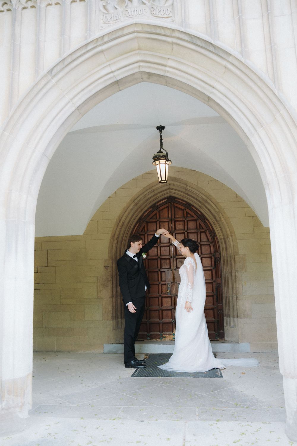Private vows at Hart House during a Toronto wedding, photographed with timeless style.