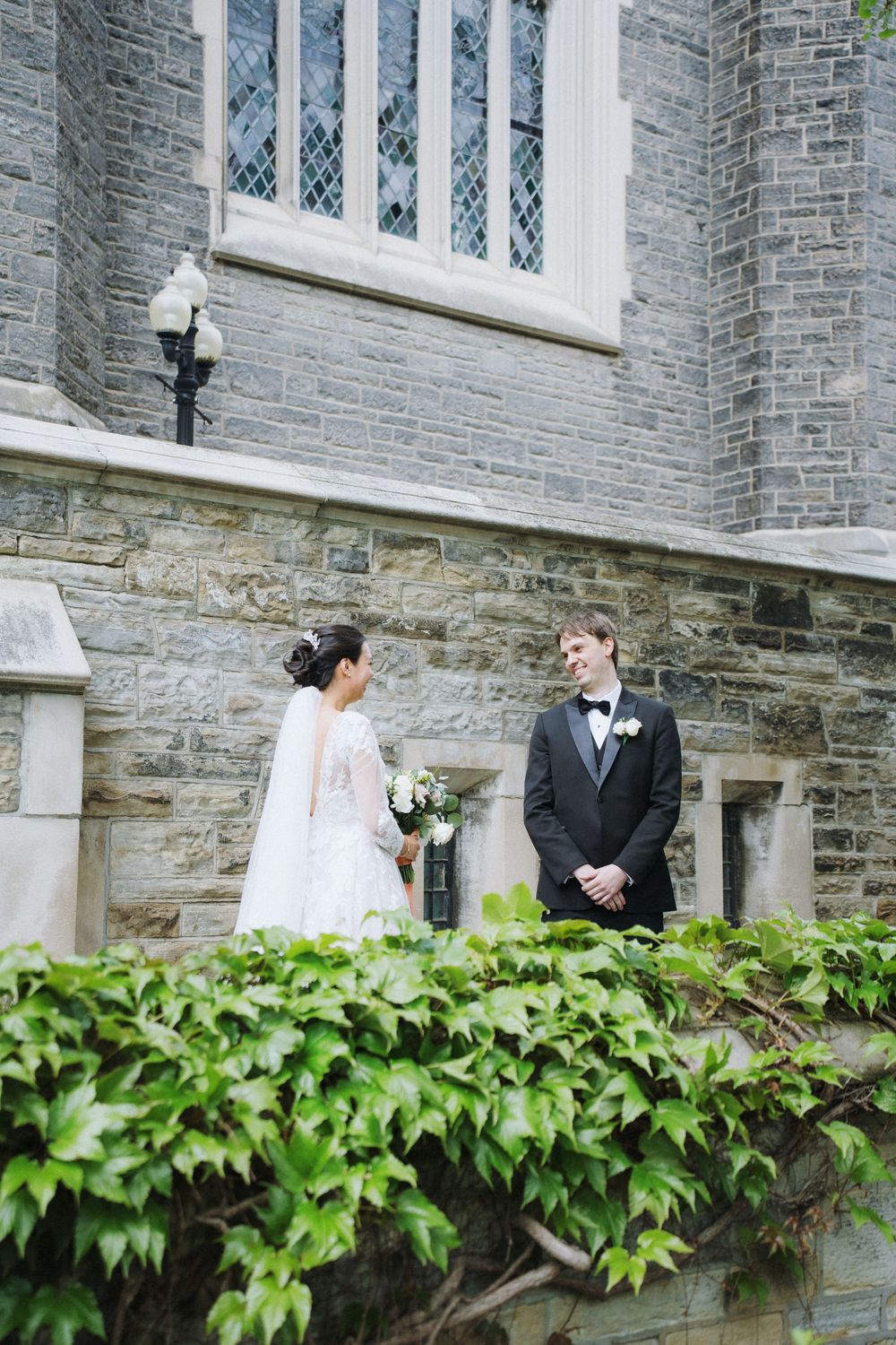 Private vows at Hart House during a Toronto wedding, photographed with timeless style.