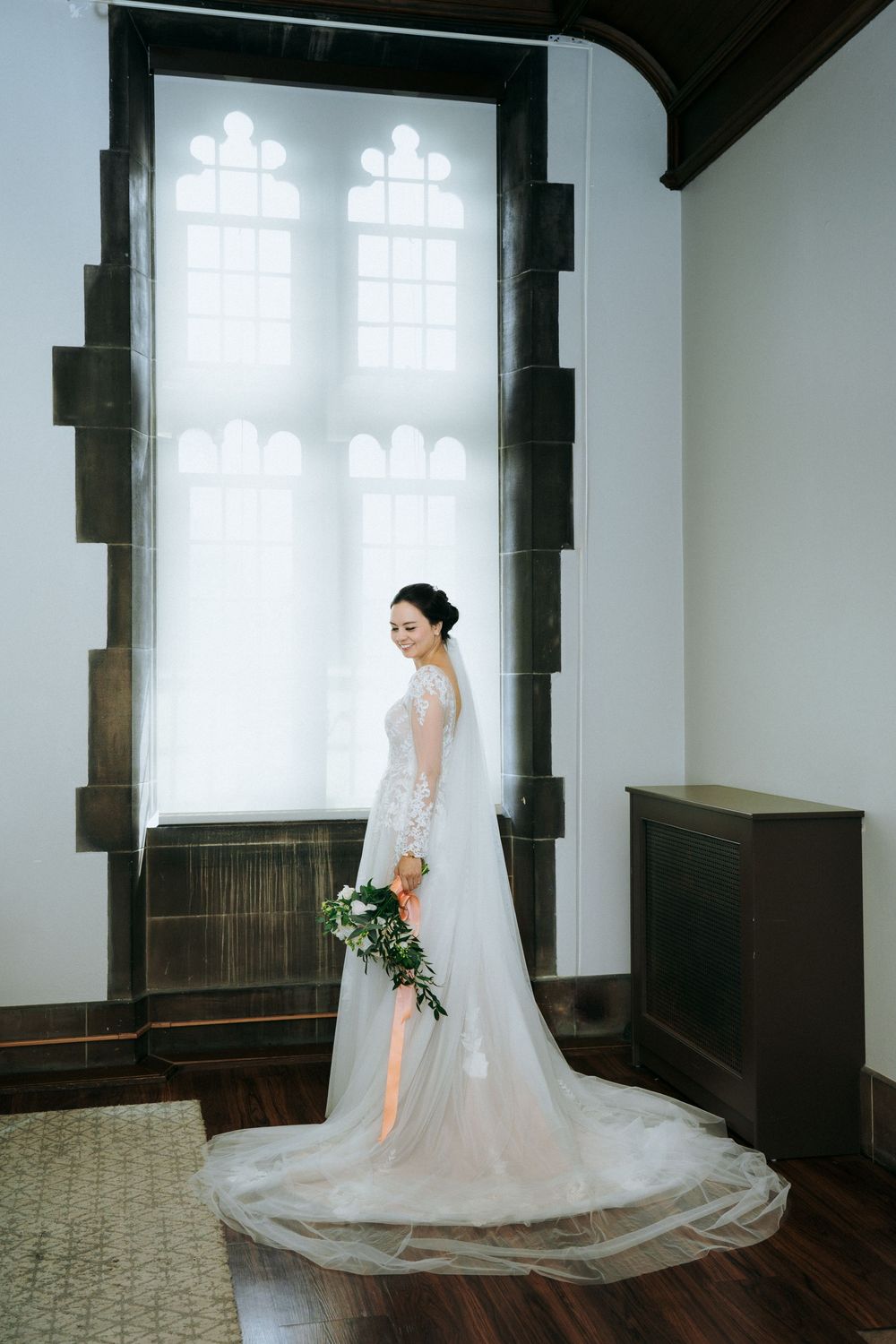 Private vows at Hart House during a Toronto wedding, photographed with timeless style.