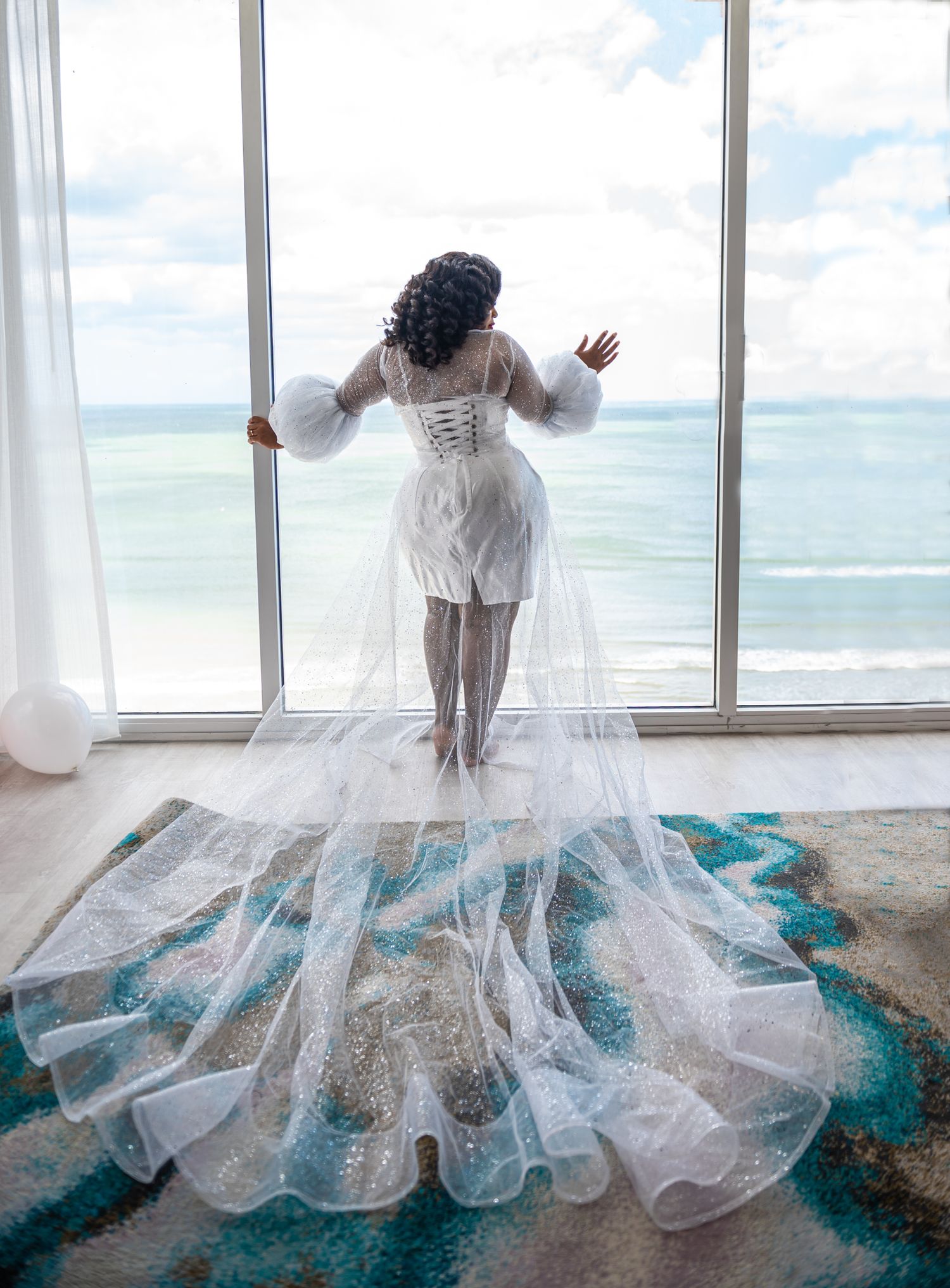 Daytona wedding photographers capturing the ceremony with ocean backdrop and soft light.