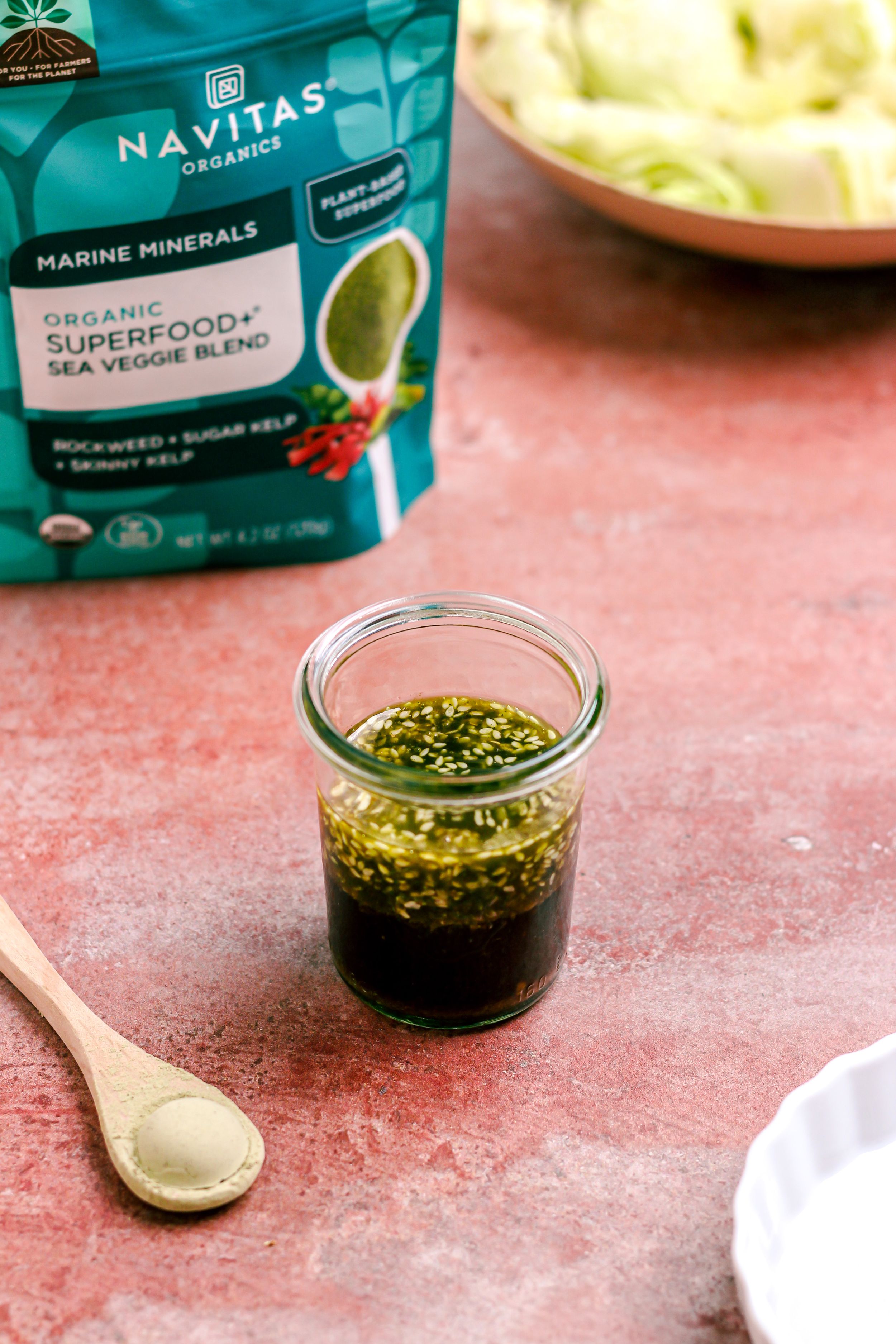 salad dressing food photography