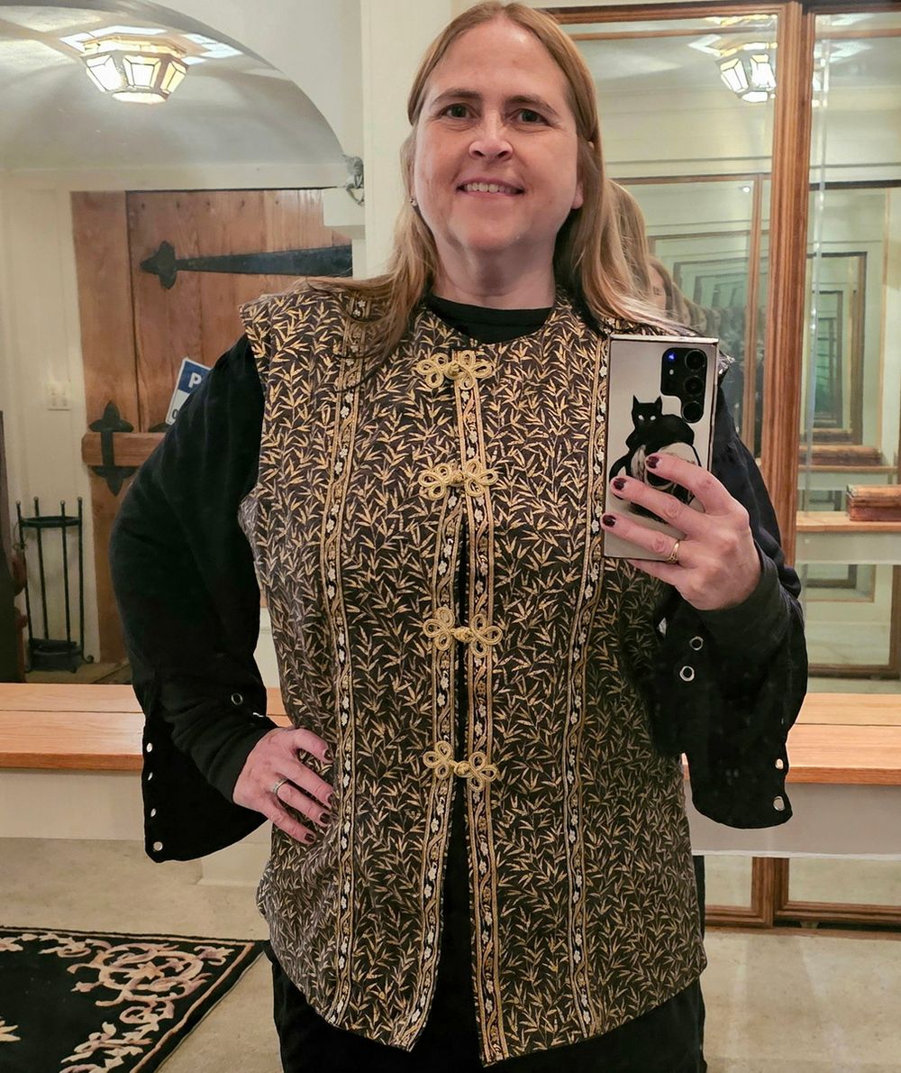 medieval garb vest