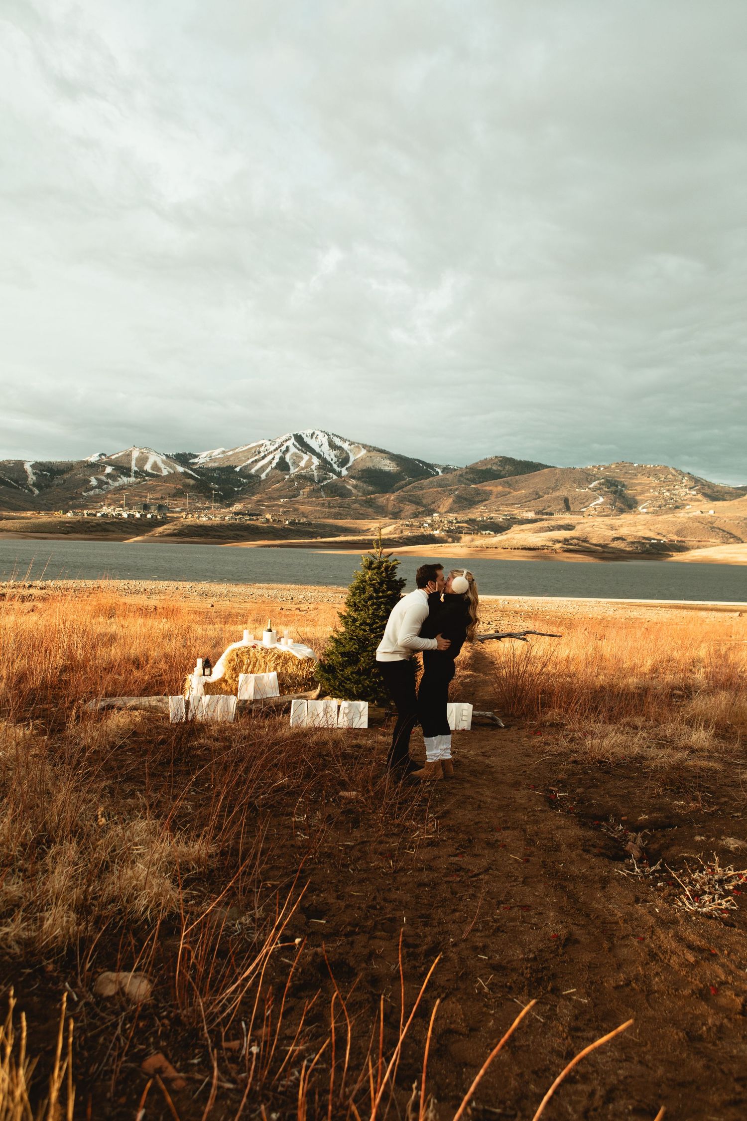 Park City Utah Engagement - She said yes!