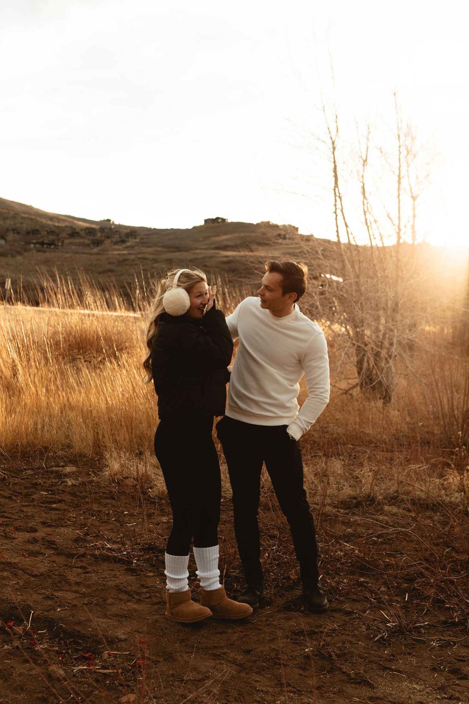 Candid Engagement Photos in Northern Utah
