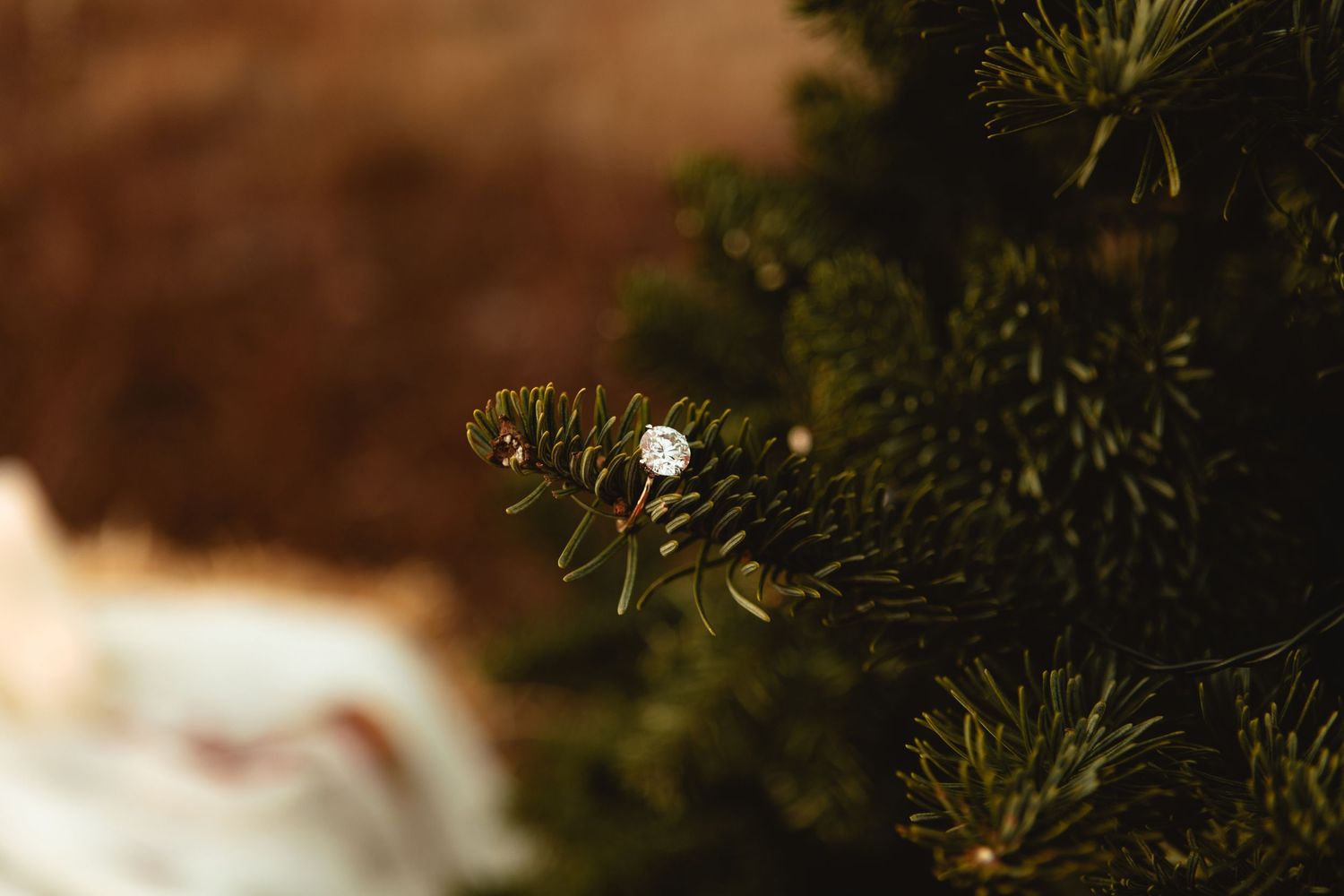 Unique ring shot at Park City Engagement