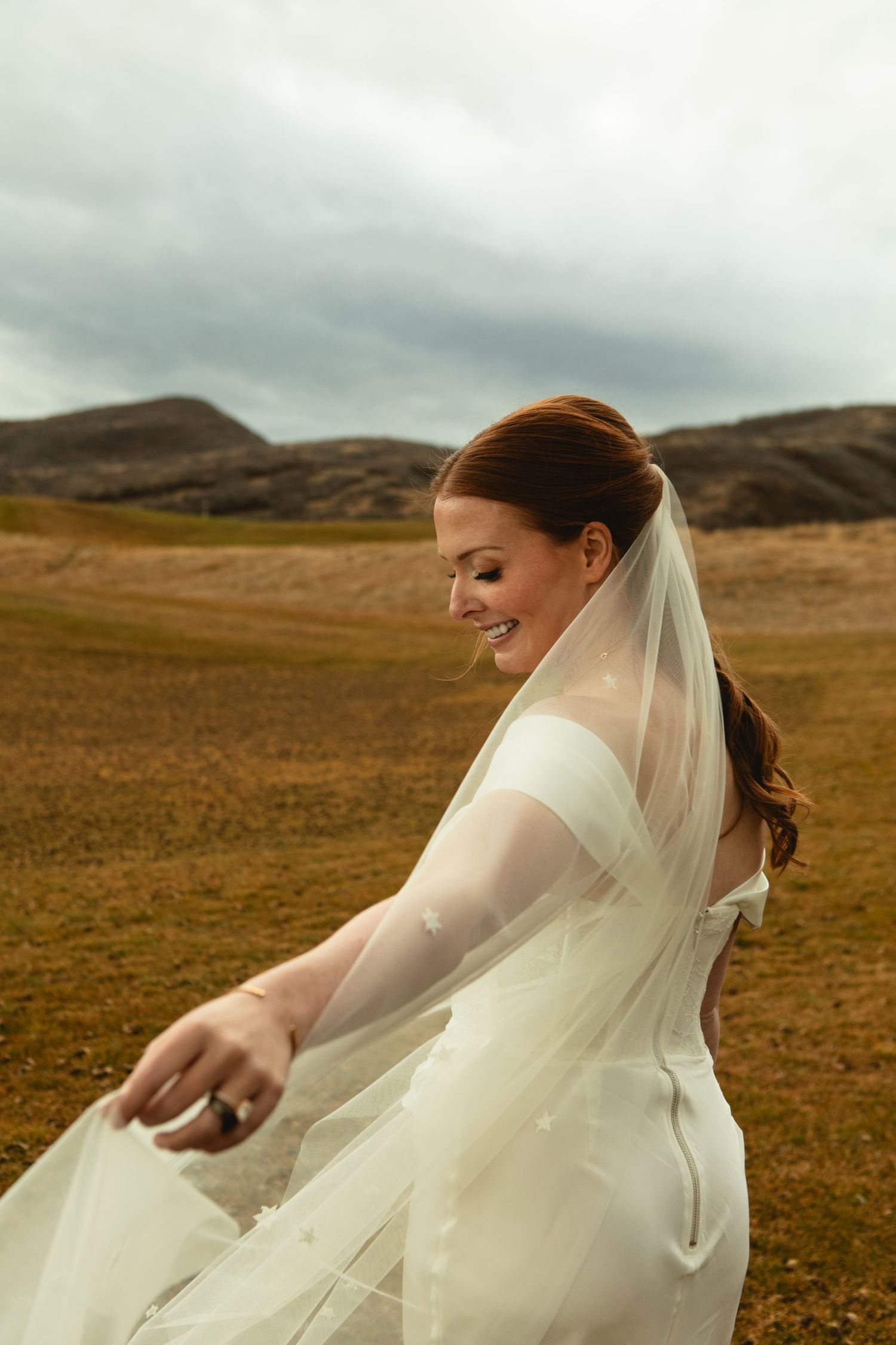 Bride happy after saying i do