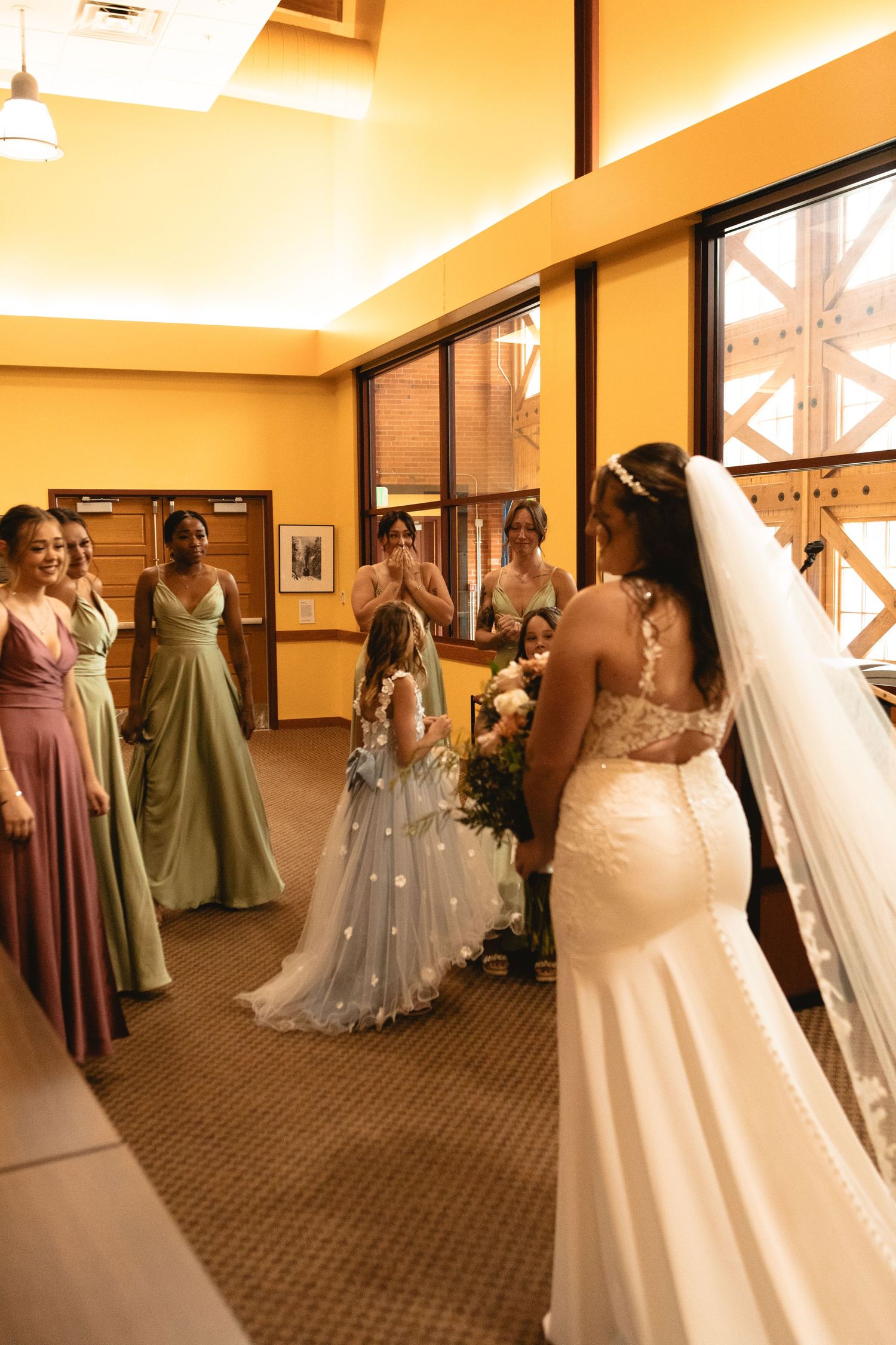 First look with the girls