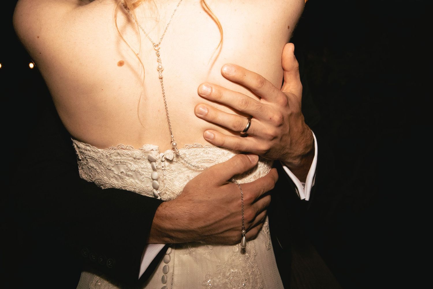 Intimate Hand Photo After Saying I Do