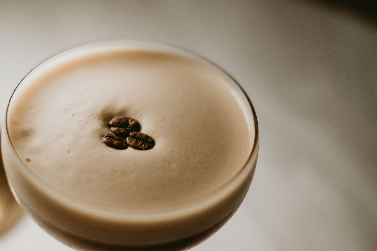 Detalhes de um cocktail.