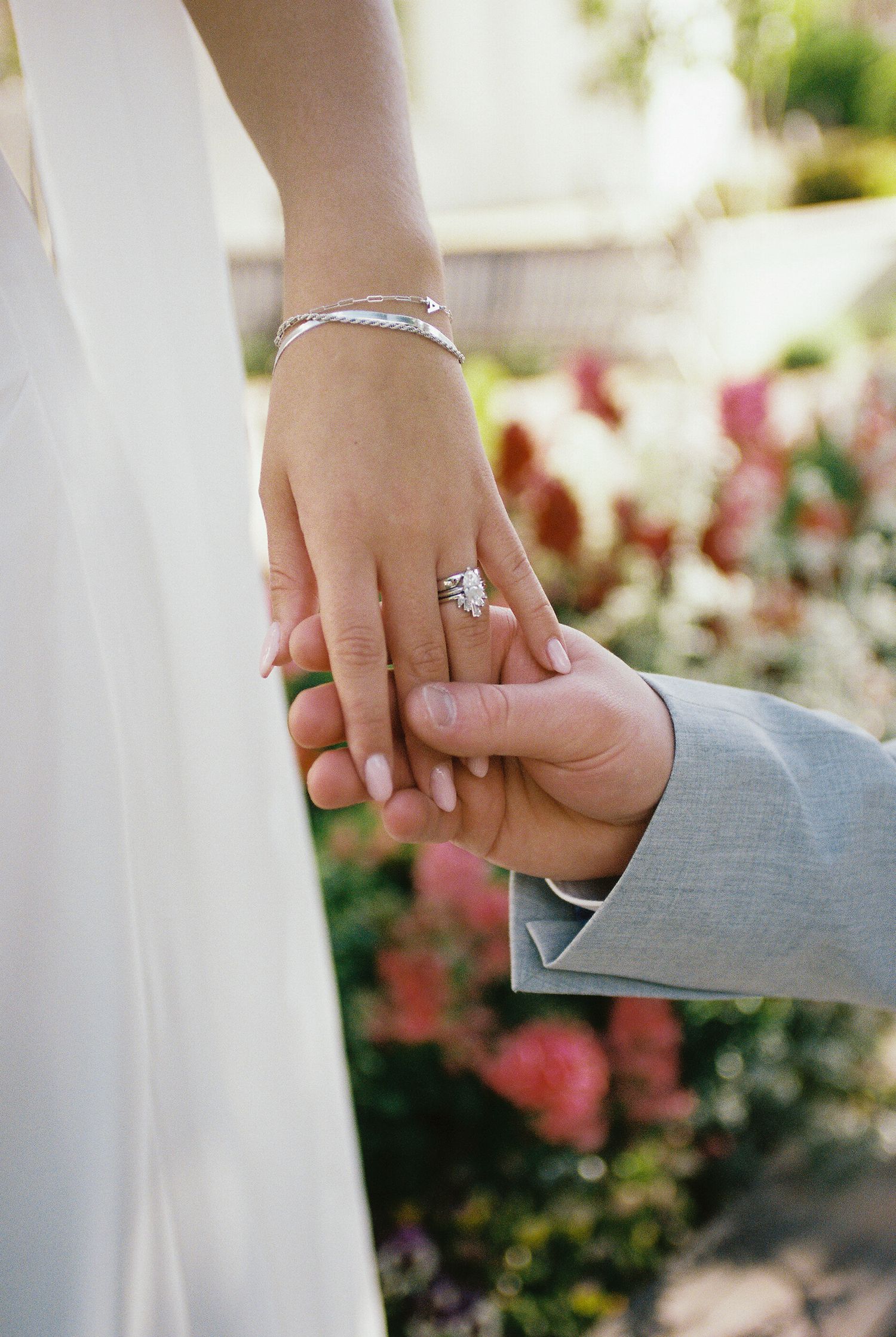 Utah wedding film photographer, film photo of bride and grooms shoes on grass at utah wedding
