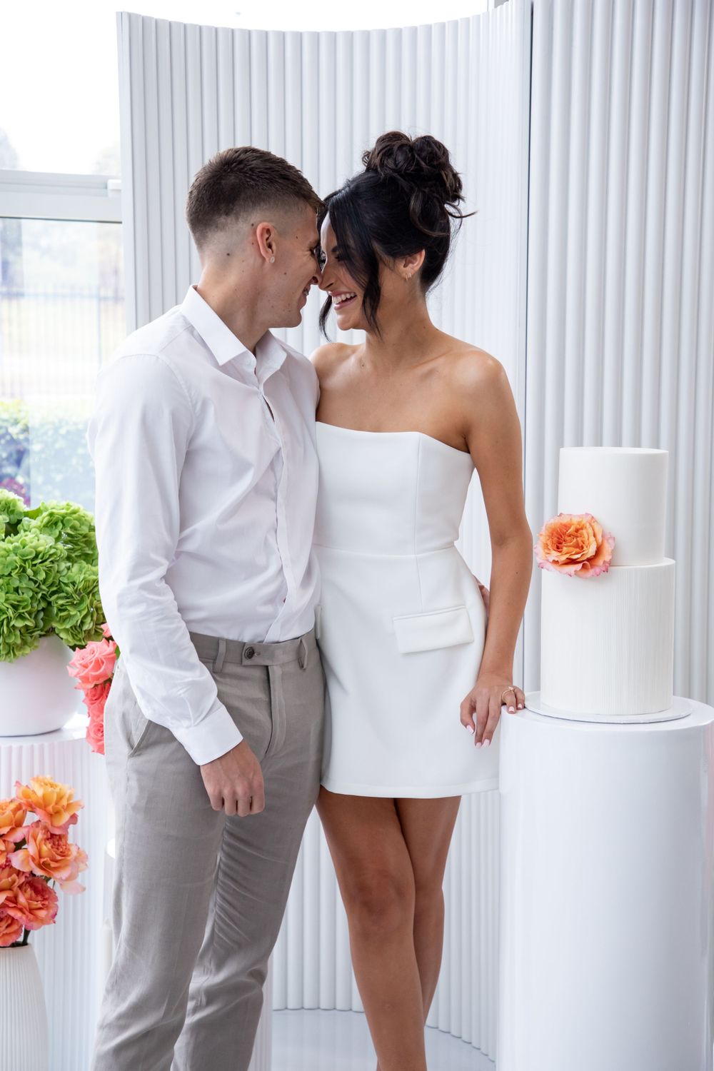 Engagement photography, engagement cake, guests engagement food and soon to be bride and groom