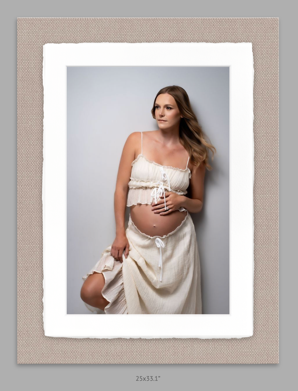 Designer double-frame wall art from fine art studio photography.