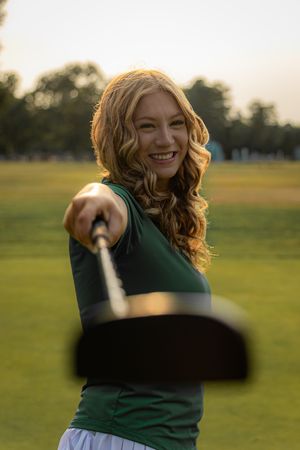Senior portrait.
