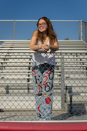 Senior portrait.