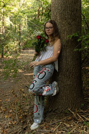 Senior portrait.