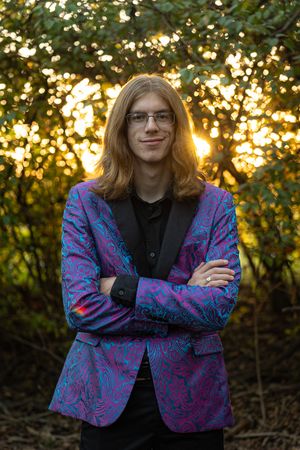 Senior portrait.