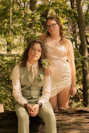 Couple's portrait for Homecoming.