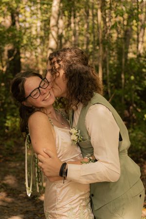 Couple's portrait for Homecoming.
