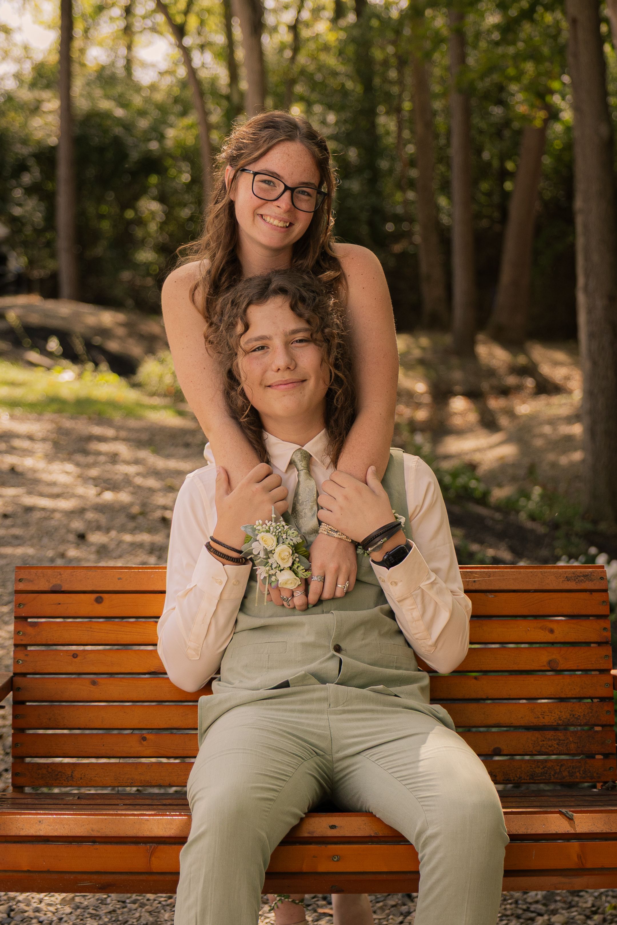 Couple's portrait for Homecoming.