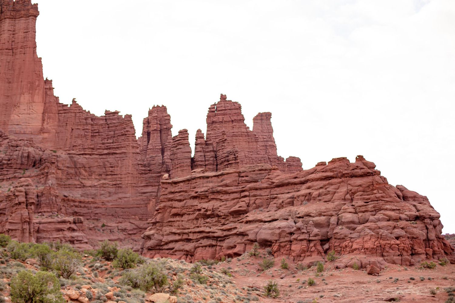 Red rock formations Moab, Utah