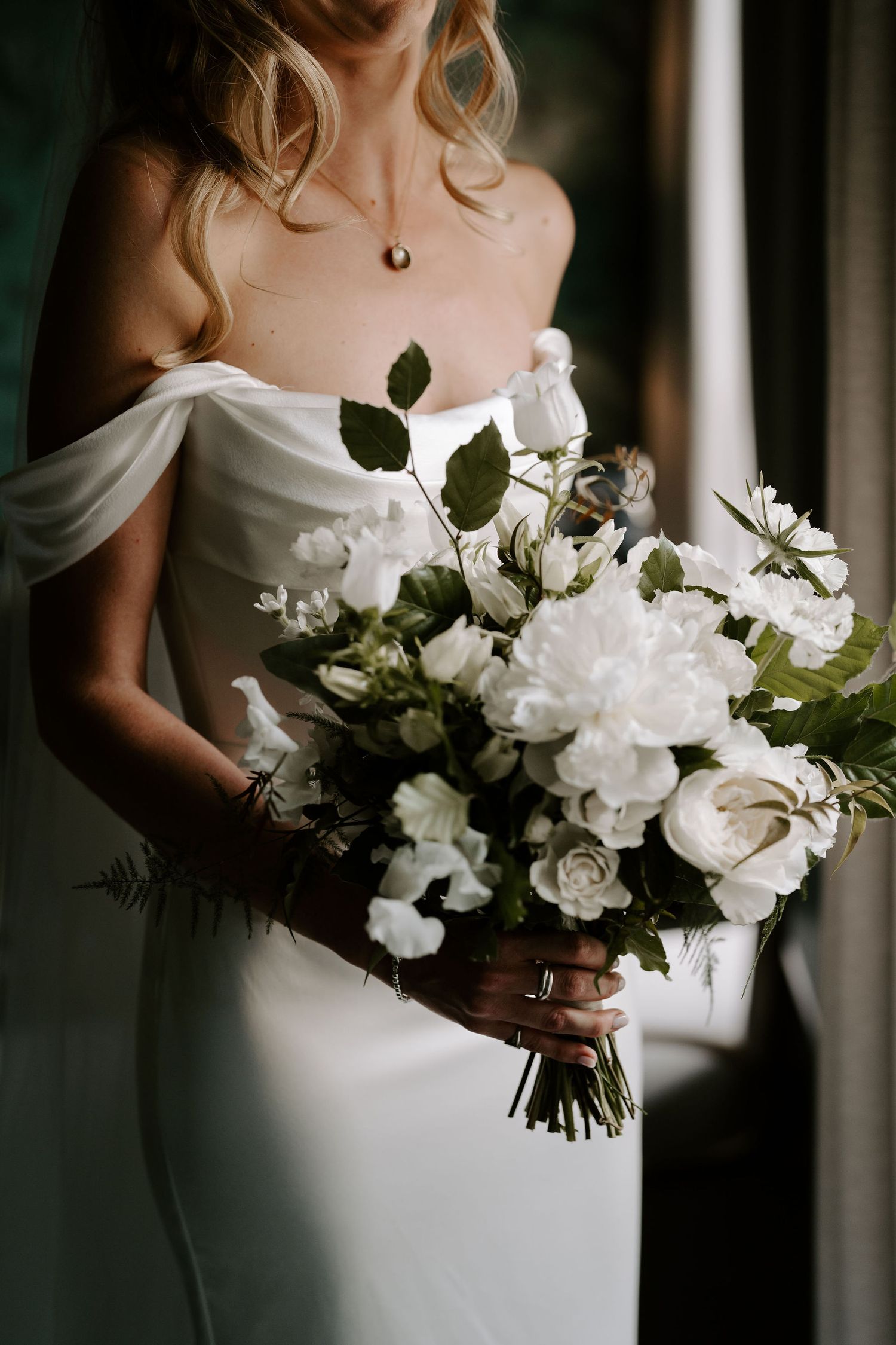 brides bouquet at the Queensbury hotel in bath