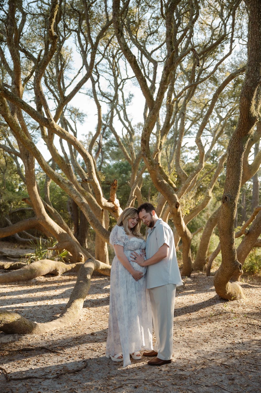 Octopus Tree maternity session at Huntington Beach State Park in Murrells Inlet