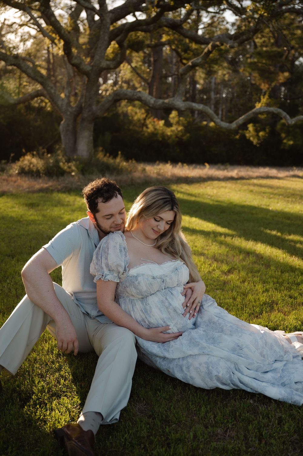 intimate maternity photoshoot in Myrtle Beach,SC at Huntington Beach State Park