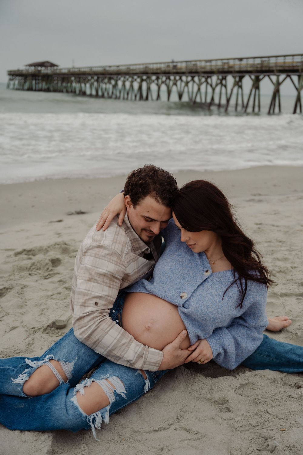 intimate maternity session in Myrtle Beach,SC