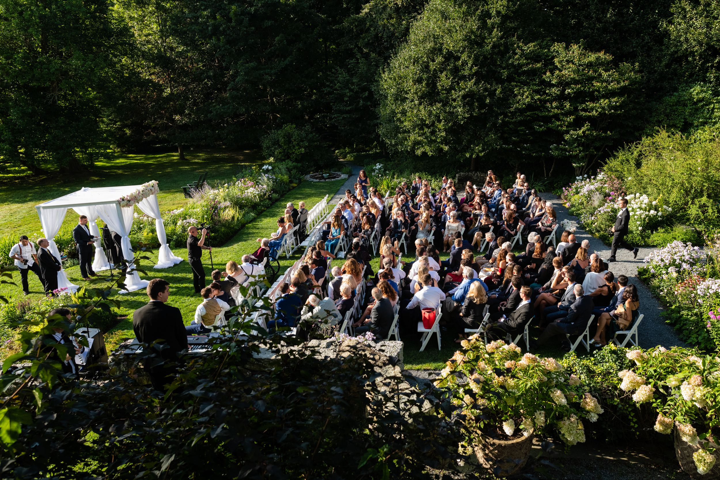 Romantic waterfront wedding at Blithewold Mansion & Gardens. Authentic moments captured at this historic Bristol, RI arboretum and estate.